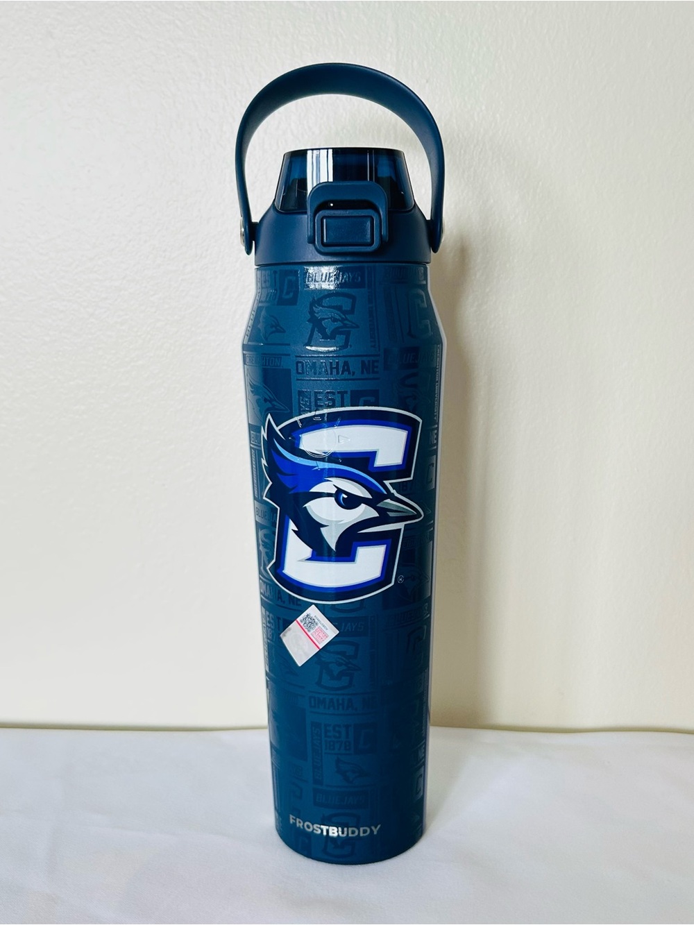 NWT Frostbuddy 32oz Creighton University Bluejays Water Bottle Basketball Logo